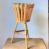 Vintage bamboo plant holder