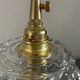 Hanging lamp pressed molded glass