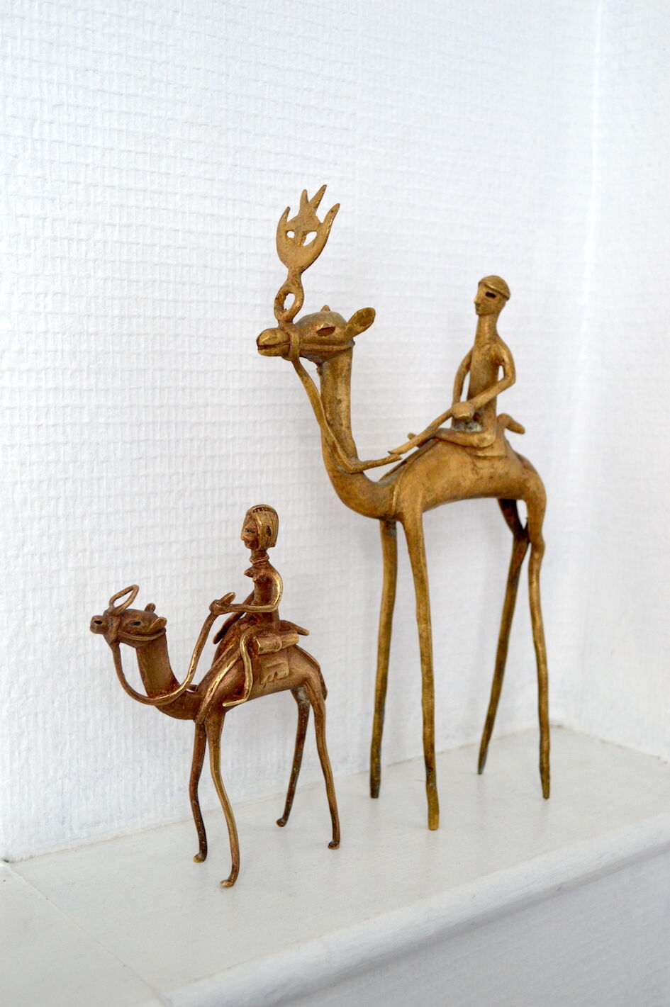 Ancient African brass statuettes