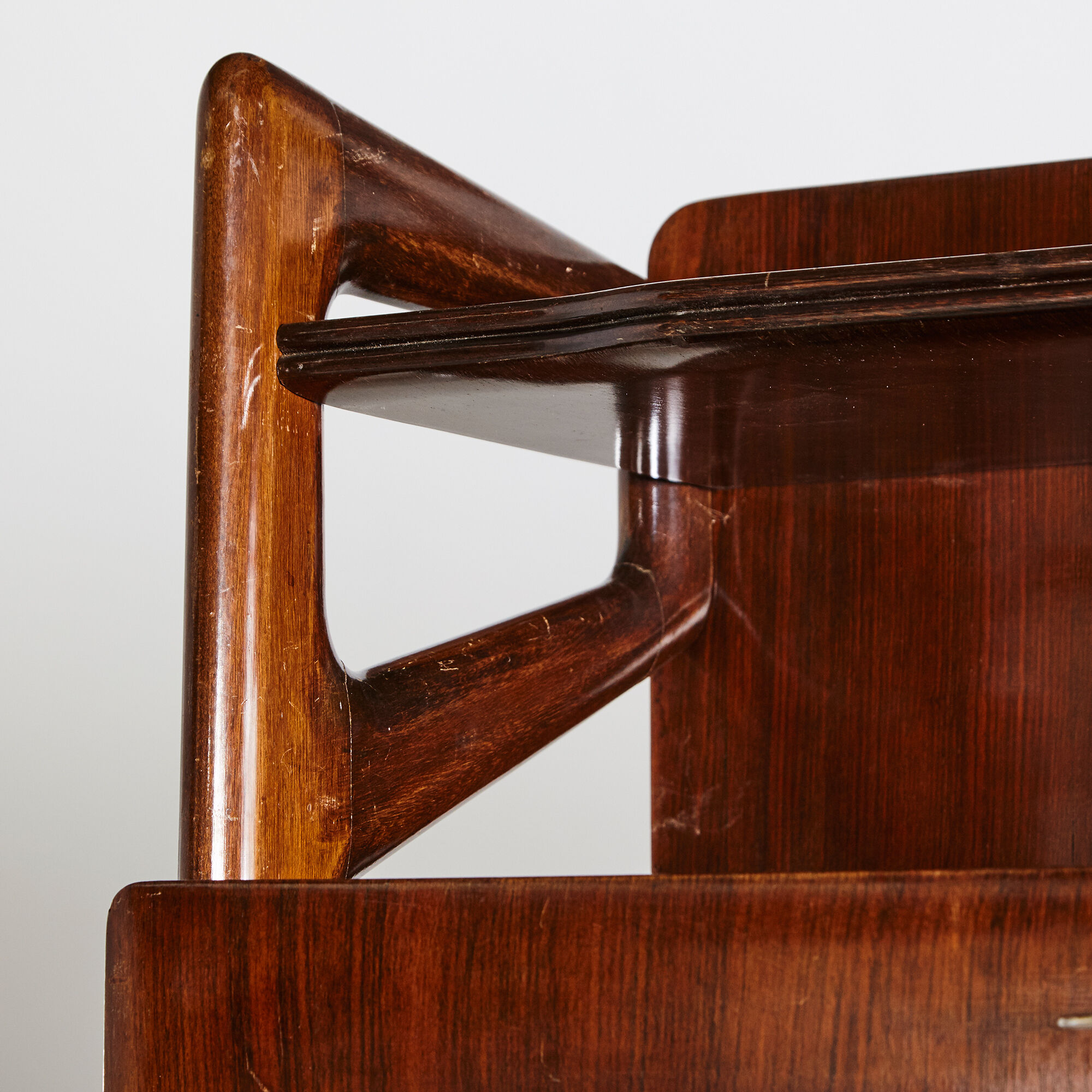 Italian rosewood highboard