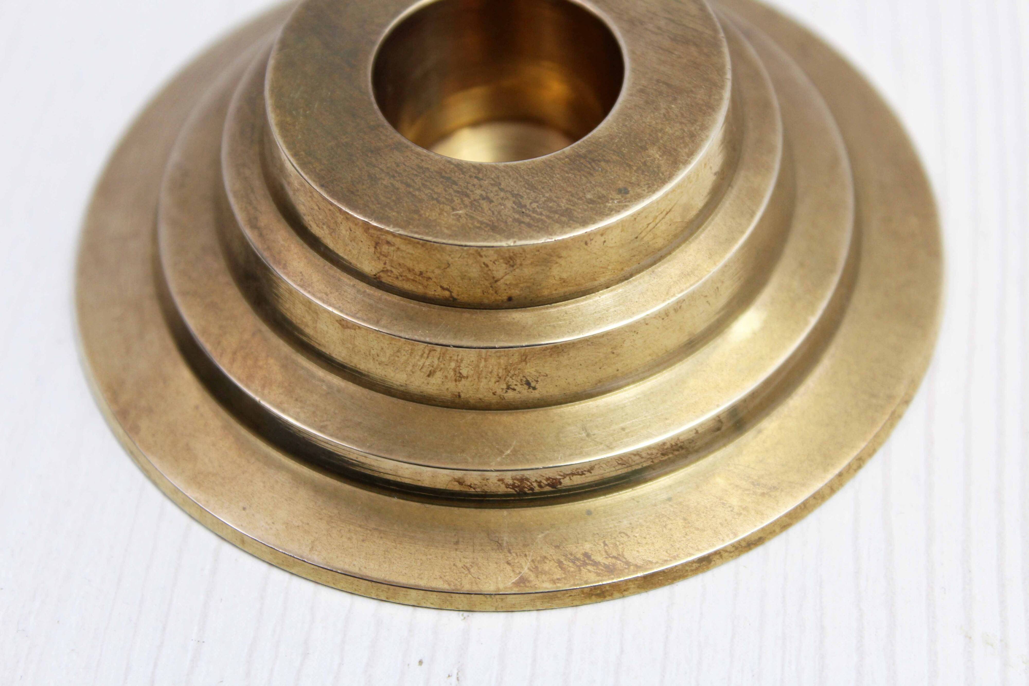 Vintage brass candle holder