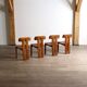 Mario Marenco Sapporo dining chairs Mobil Girgi Italy 1970s