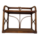 Rattan shelf, vintage 1970s