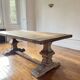 Table monastère en bois ancien - Spirito 200 par 100 cm