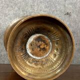 Art Nouveau period Medicis vase in gilded brass circa 1900