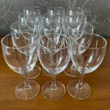 12 verres à pied