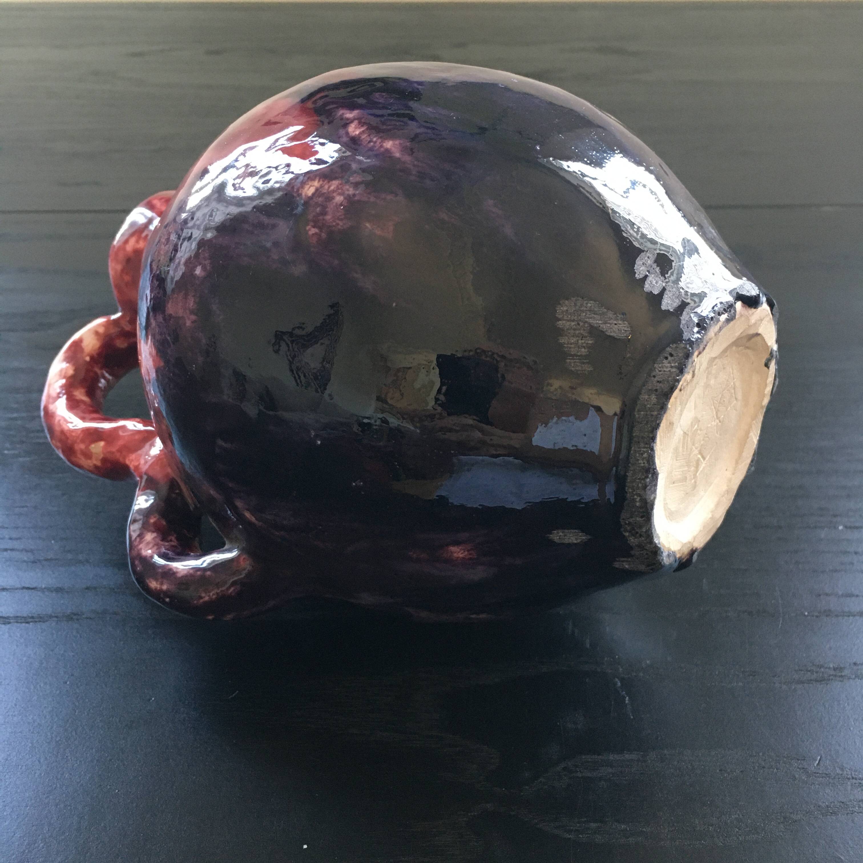 Purple artist vase