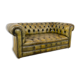 Canapé chesterfield en cuir
