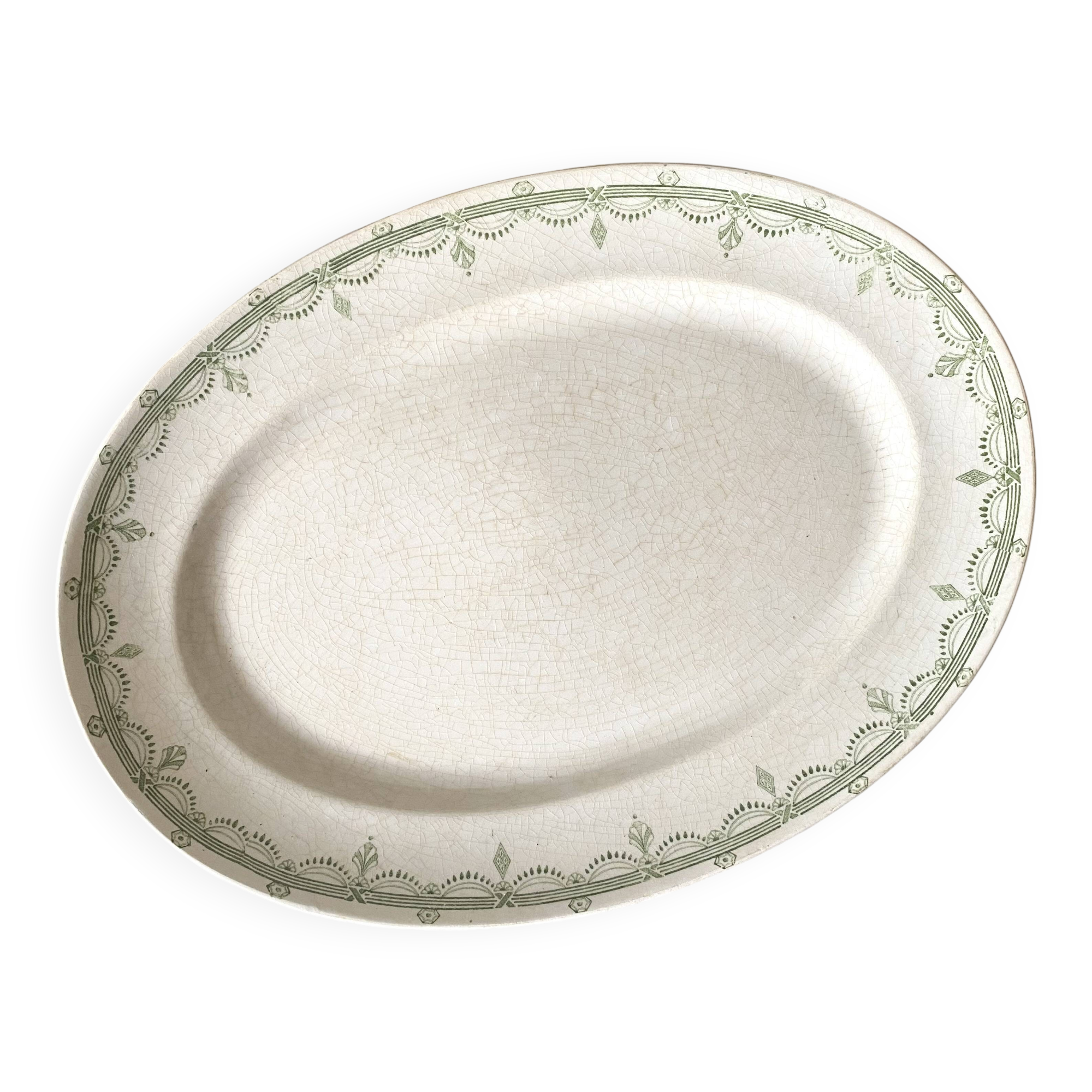 HBCM ironstone oval dish