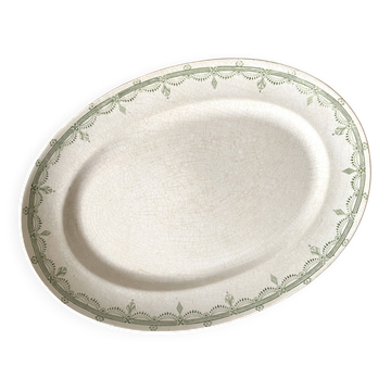 HBCM ironstone oval dish