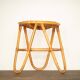 Rattan and bamboo stool 1950