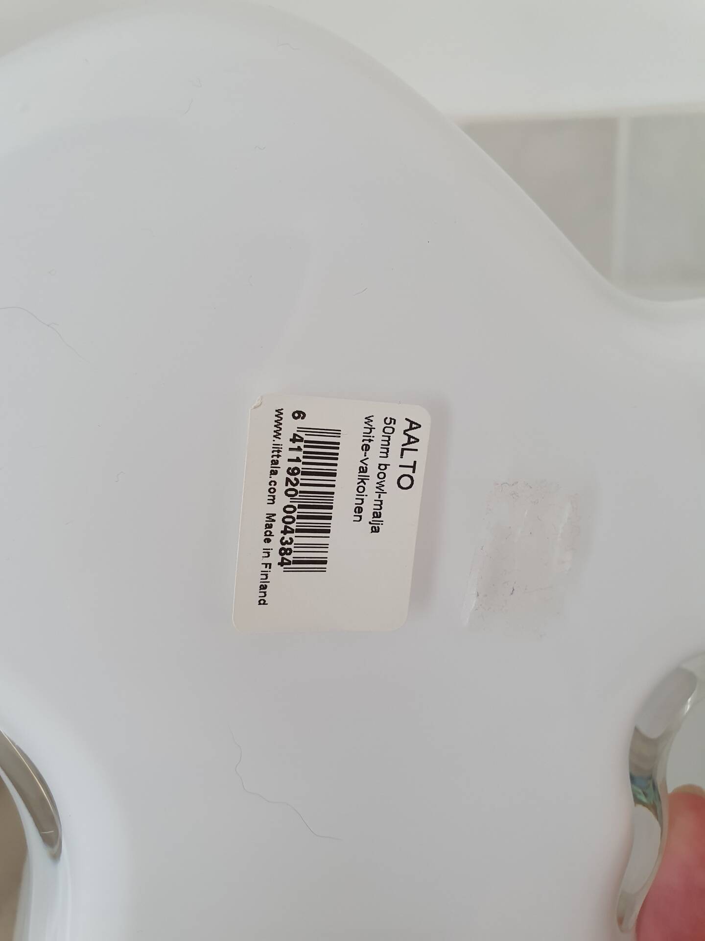 Aalto Alvar - Iittala / Opal glass bowl / Finnish design