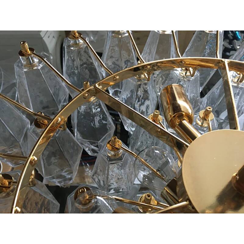 Murano Glass Sputnik Candlestick Poliedro Mazzega Zuccheri Venini Barovier Style