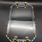 Beveled mirrored tray, Art Deco 1940, Saint-Gobain France