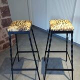 4 brutalist stools from 1950