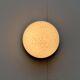 Suspension or wall lamp moon in glass from the vintage German space era by Peill & Putzler, 1970s.