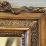 Wooden style mirror 74x104cm