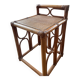 Vintage rattan side table