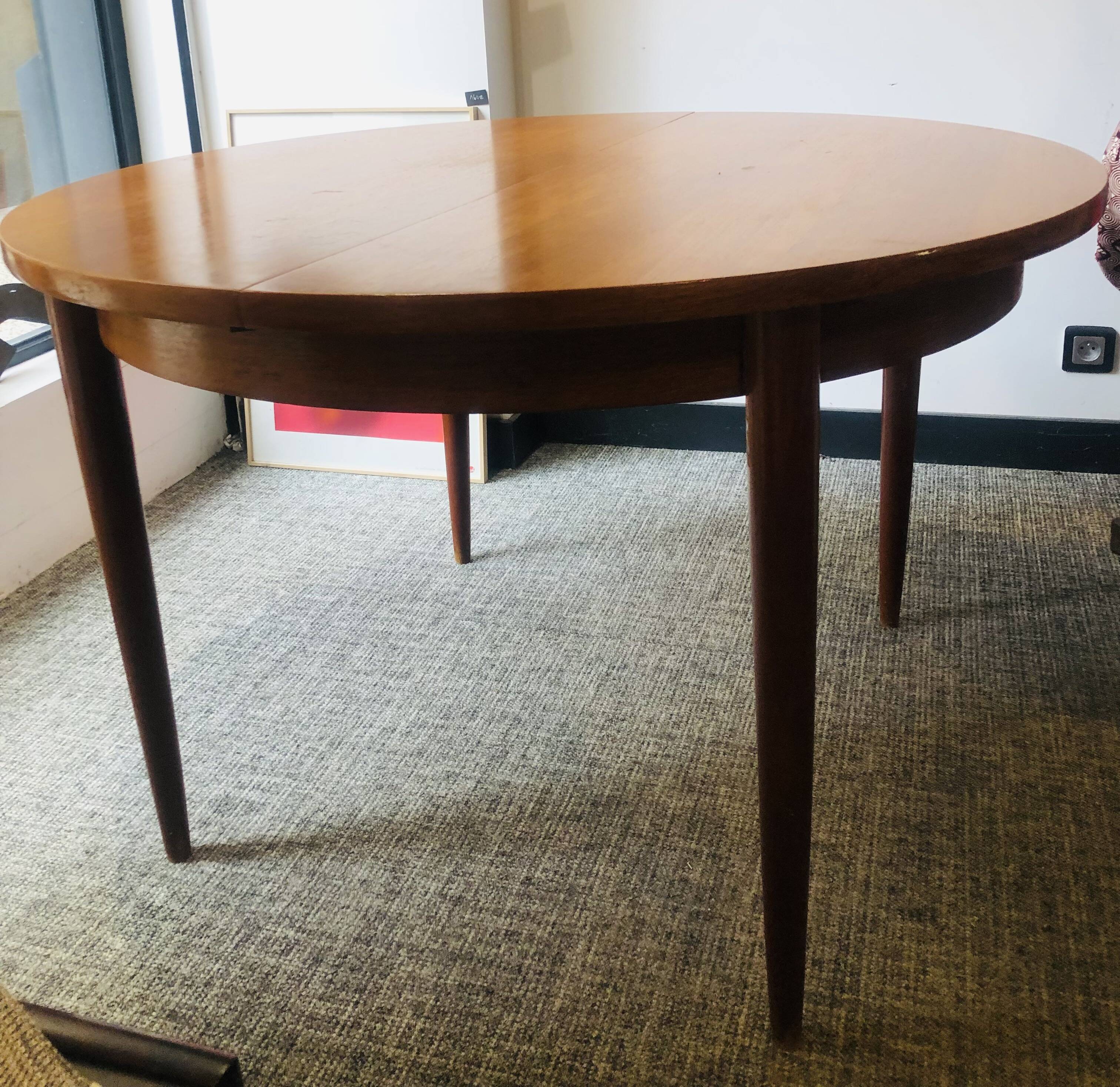 Beautiful round teak table.