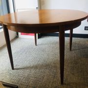 Beautiful round teak table.