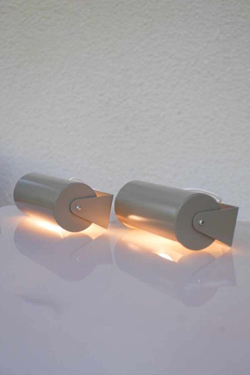 Vintage Scandinavian wall sconces, 1990s, set of 2.