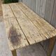 Table de ferme brute