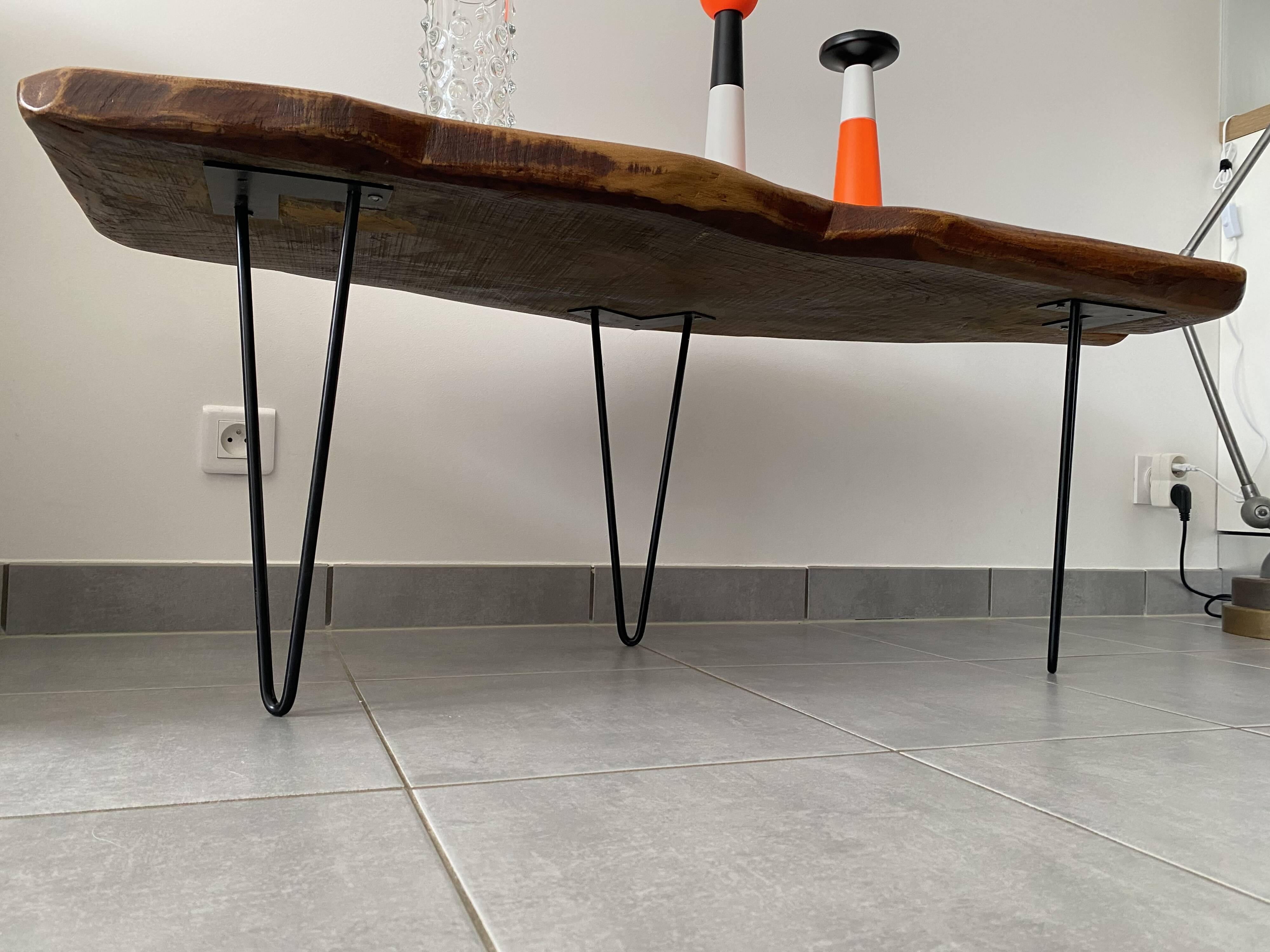 Vintage brutalist coffee table from the 60s