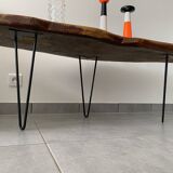 Vintage brutalist coffee table from the 60s