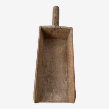 Old wooden grain shovel