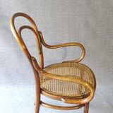 Viennese armchair in bentwood type canned bistro, circa 1900 UNGVAR