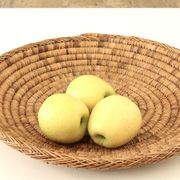 Braided round basket or wall decoration, 70s