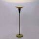 Floor lamp with white metal reflector, 1940s