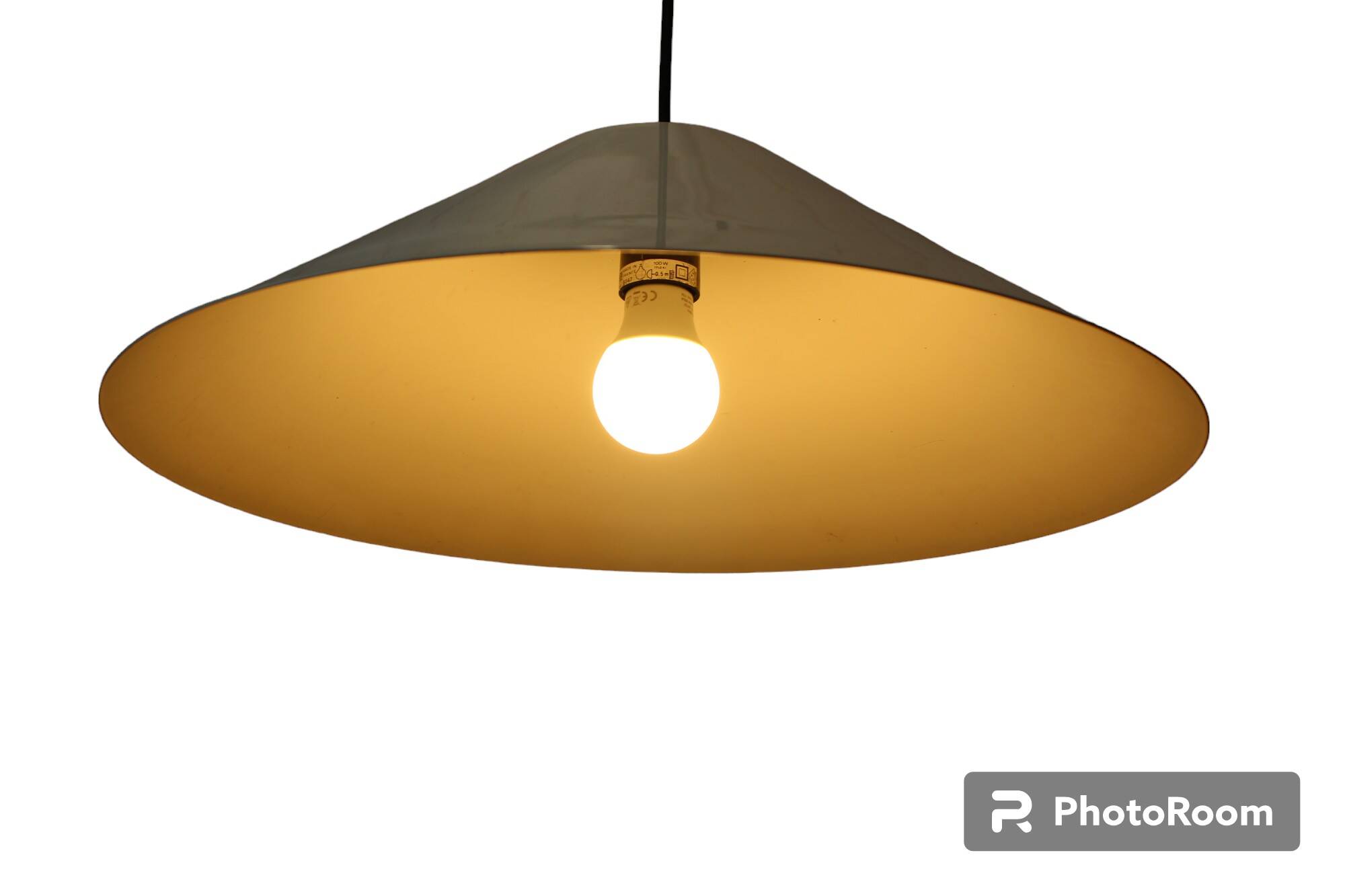 Vintage suspension lampshade lita france design 70