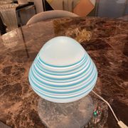 Lampe - Barbini - Murano bleu - années 70