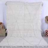 Handmade wool Berber rug 250x150 cm