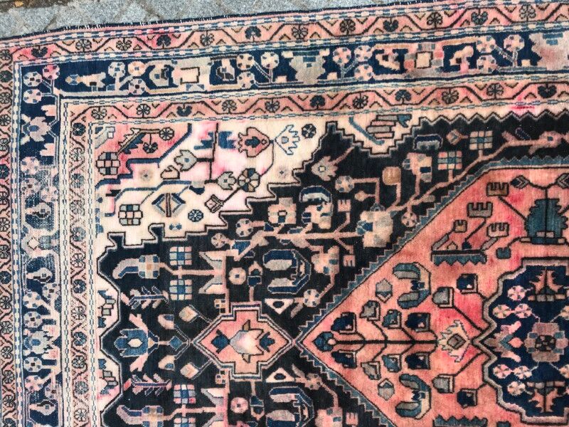 Carpet vintage Persian Hamadan done hand 155 X 262 CM