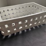 White ceramic basket