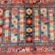 Vintage silk and cotton rug - 142 x 84cm