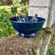 Large Nicolas Feuillatte Blue Champagne Ice Bucket Bowl, Signed