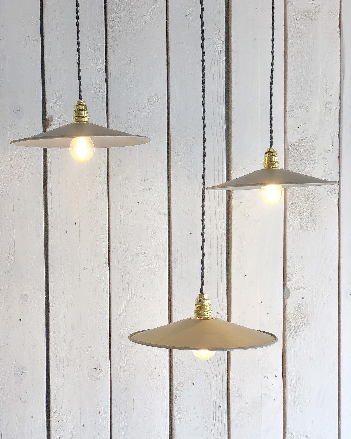 Grey military suspension lamp