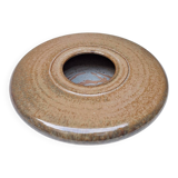 Flat ceramic vase by Nadia and Alain Pinel