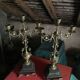Pair of candelabra candlesticks for 3 candles