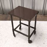 Side table, industrial Flambo rolling trolley