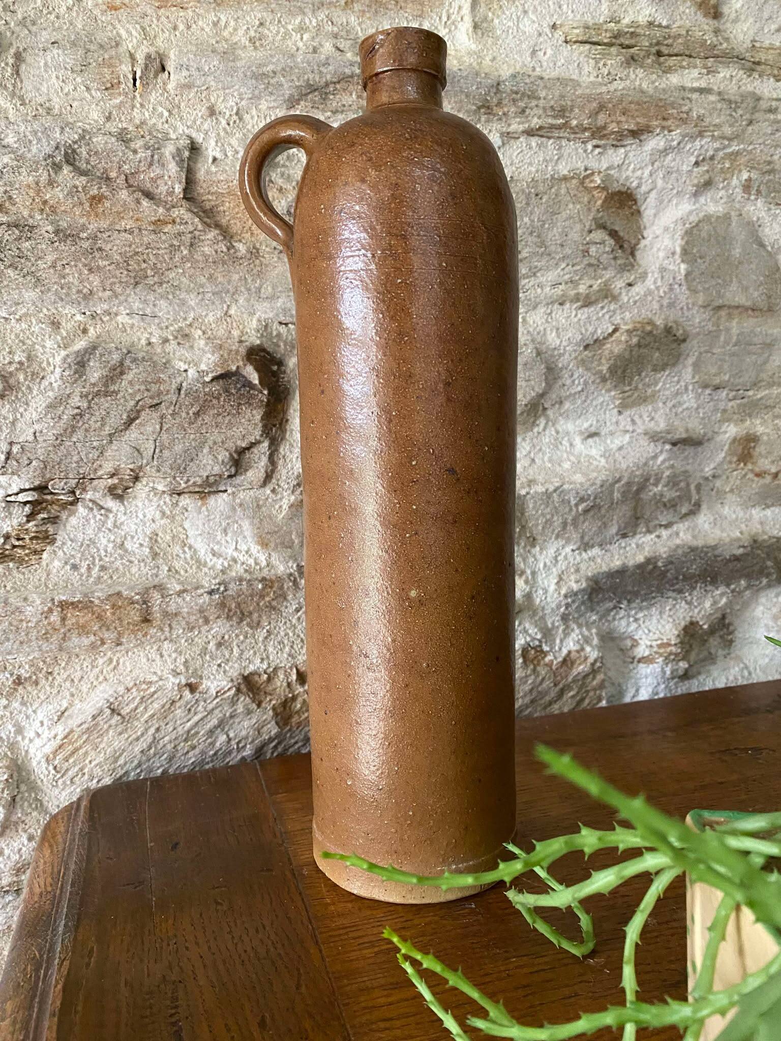 Bottle, vase in Amsterdam glazed stoneware