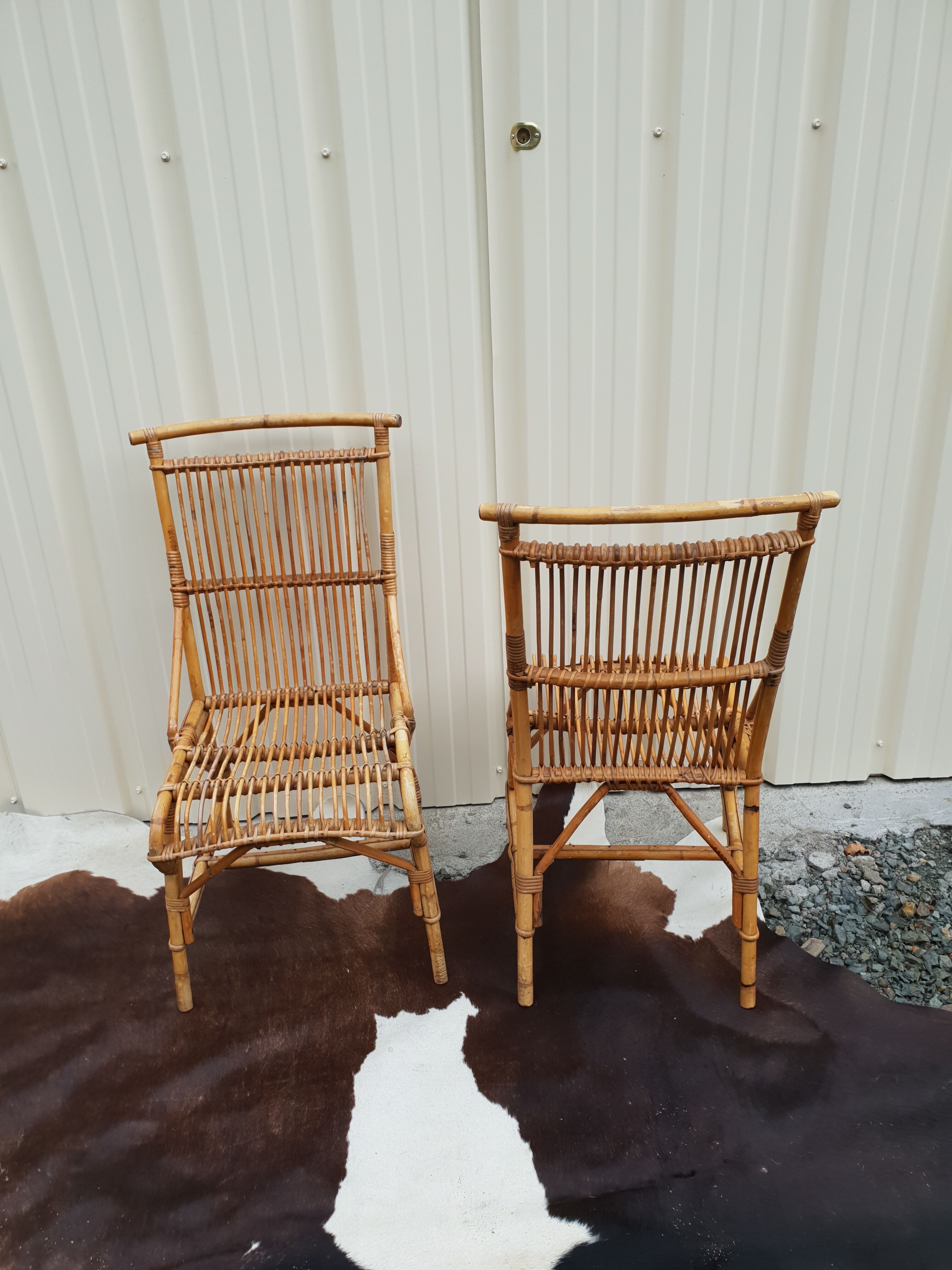 Rattan 6 chairs