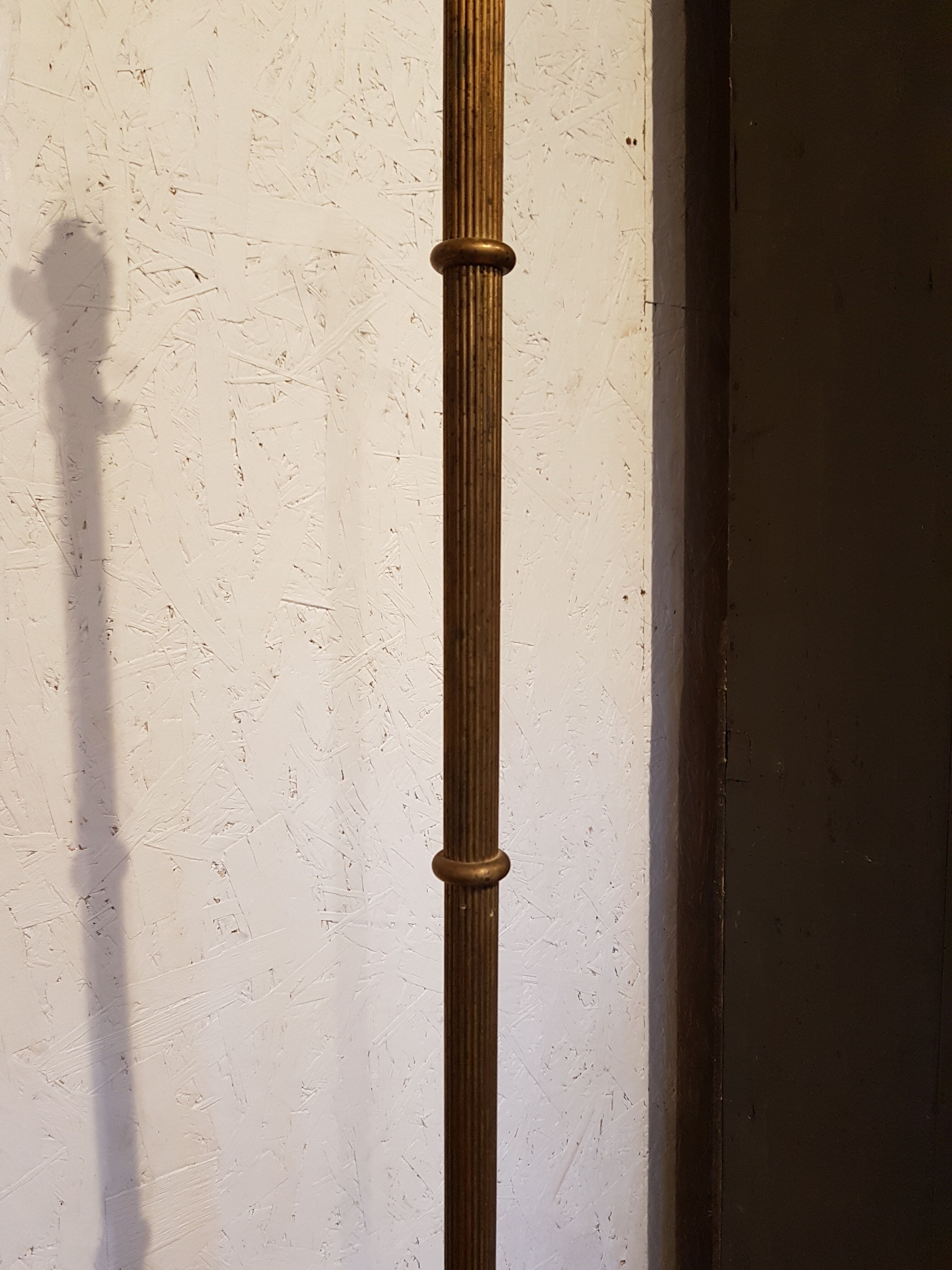 Vintage brass lamppost