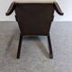Pair of modernist mahogany bridge chairs from the 1940s/1950s