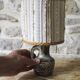 Olivier Pettit ceramic bedside lamp