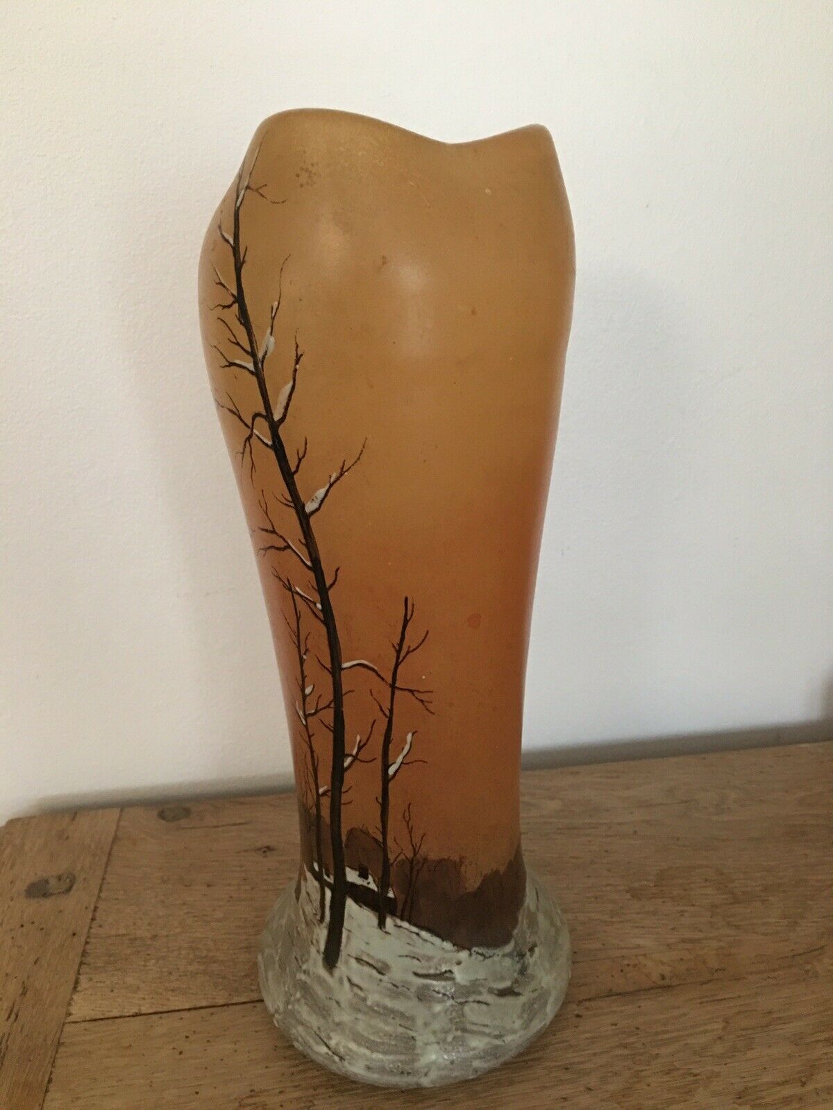 art nouveau vase: Theodore Legras