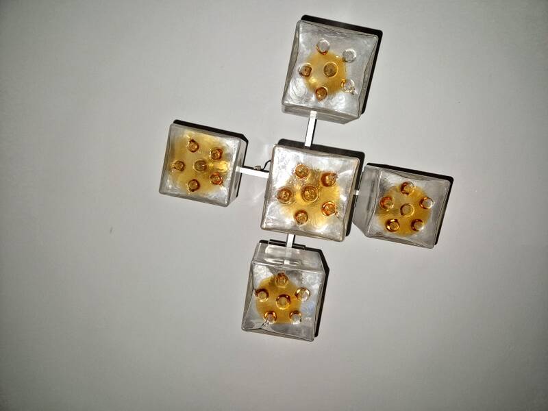 Sciolari - Cube 5-Light Pendant Chandelier